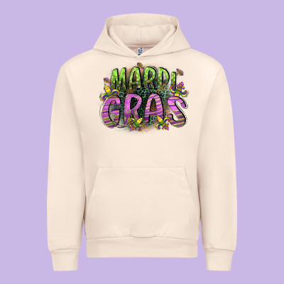Mardi Gras Urban Hoodie Designed By Cowgirlartshop