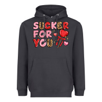 Smoke lovethemed typography with heart lollipop Heavyweight Hoodie - LillyAllenDesigns