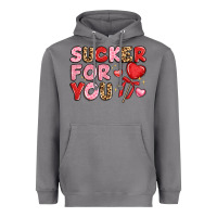 Storm lovethemed typography with heart lollipop Heavyweight Hoodie - LillyAllenDesigns