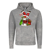 Cloud Rock Santa claus in a coffee cup Vintage Hoodie - FaDigitalArtStudio