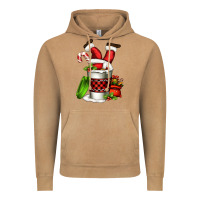 Vintage Camel Santa claus in a coffee cup Vintage Hoodie - FaDigitalArtStudio