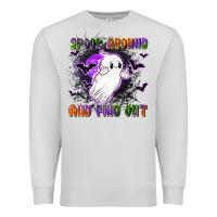 Dove Grey spook around and find out Premium Sweatshirt - LillyAllenDesigns