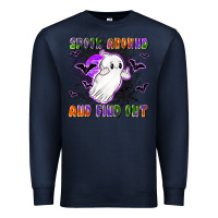 Navy spook around and find out Premium Sweatshirt - LillyAllenDesigns