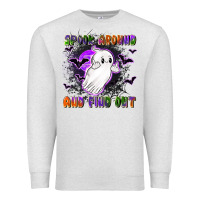 Oatmeal Heather spook around and find out Premium Sweatshirt - LillyAllenDesigns