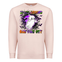 Pale Pink spook around and find out Premium Sweatshirt - LillyAllenDesigns