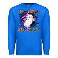 True Royal spook around and find out Premium Sweatshirt - LillyAllenDesigns