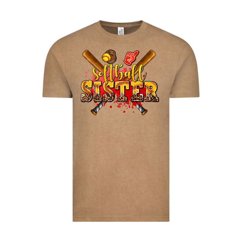 Softball Sister Vintage Tee by AdoDesignShop | Teevron