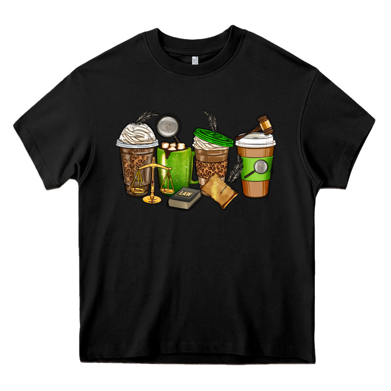 Lawyer Coffee Cups Heavy Core Tee by texasbilliewilder | Teevron