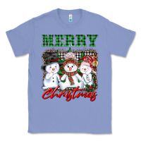 Colony Blue merry christmas snowman Classic Tee - AdoDesignShop