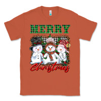 Copper merry christmas snowman Classic Tee - AdoDesignShop
