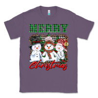 Lavender merry christmas snowman Classic Tee - AdoDesignShop