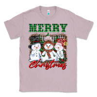 Lilac merry christmas snowman Classic Tee - AdoDesignShop
