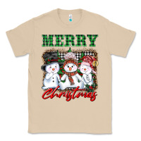 Mushroom merry christmas snowman Classic Tee - AdoDesignShop