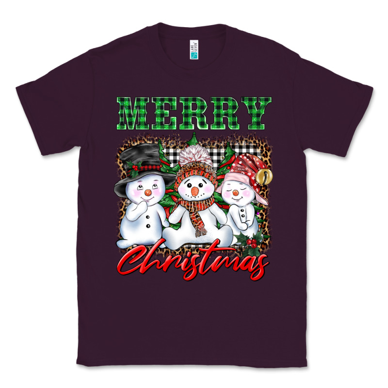 Merry Christmas Snowman Classic Tee by AdoDesignShop | Teevron