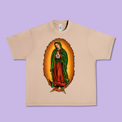 Our Lady Of Guadalupe Urban Heavy Tee Designed By Jahusdesignshop