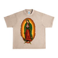French Oak our lady of Guadalupe Urban Heavy Tee - JahusDesignShop
