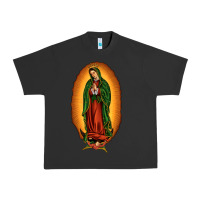 Pigment Black our lady of Guadalupe Urban Heavy Tee - JahusDesignShop