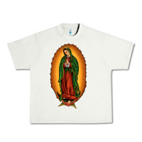 Pistachio our lady of Guadalupe Urban Heavy Tee - JahusDesignShop
