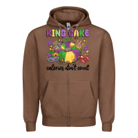 Chestnut king cake calories don't count Zipper Hoodie - MaliasSmallBusiness