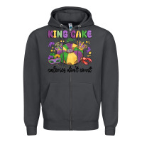 Smoke king cake calories don't count Zipper Hoodie - MaliasSmallBusiness