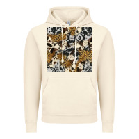 Vintage Artic cowhide leopard seamless pattern Vintage Hoodie - HRA Design Shop