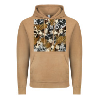 Vintage Camel cowhide leopard seamless pattern Vintage Hoodie - HRA Design Shop