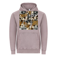 Vintage Zinc cowhide leopard seamless pattern Vintage Hoodie - HRA Design Shop