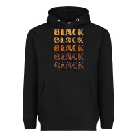 Black typography variations in animal and glitter textur Heavyweight Hoodie - LillyAllenDesigns