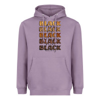 Lavender typography variations in animal and glitter textur Heavyweight Hoodie - LillyAllenDesigns