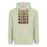 Matcha typography variations in animal and glitter textur Heavyweight Hoodie - LillyAllenDesigns