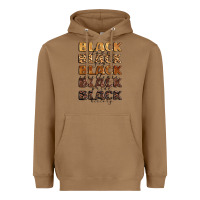 Toasted Coconut typography variations in animal and glitter textur Heavyweight Hoodie - LillyAllenDesigns