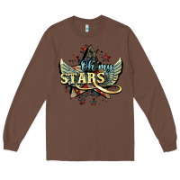 Chestnut oh my stars america wings Long Sleeve Tee - NancyCooperArtShop