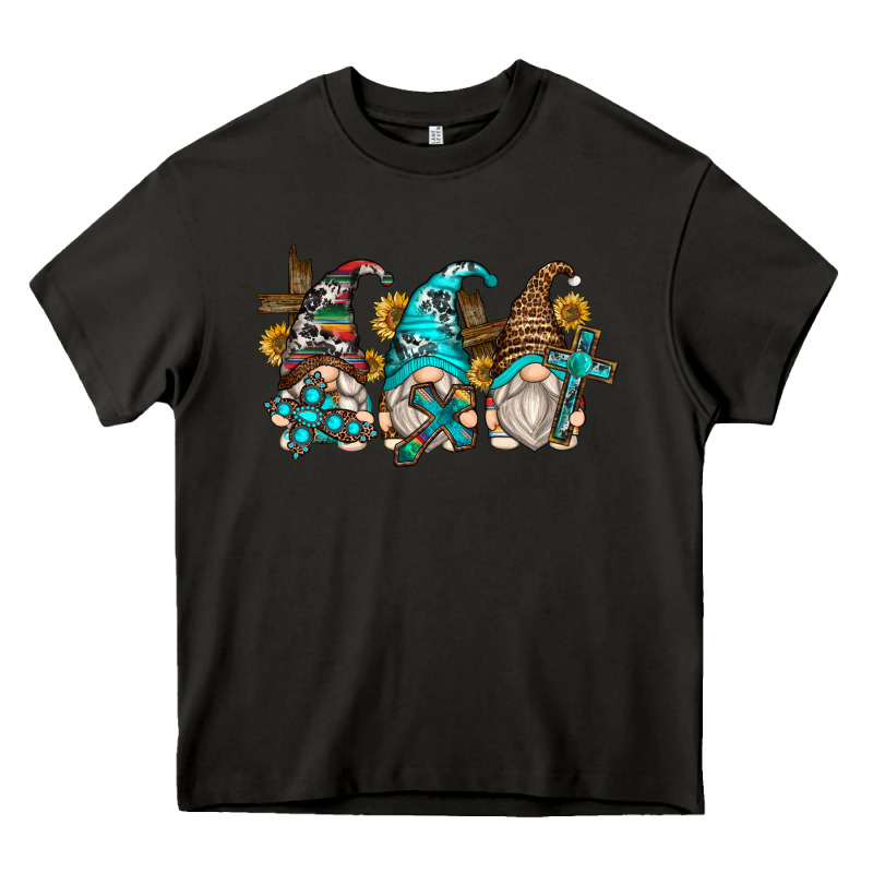 Western Cross Gnomes Heavy Core Tee by Zillion Design Studio | Teevron