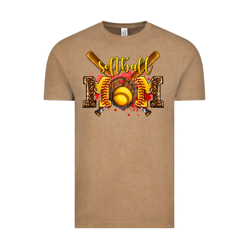Softball Mom Vintage Tee by AdoDesignShop | Teevron