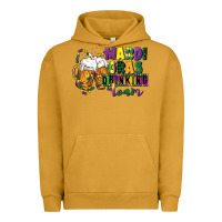 Pigment Peanut Butter mardi gras drinking team 12 inches 300 dpi Urban Hoodie - CowGirlArtShop