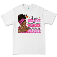 White afro woman bun and religion faith prayer Premium Tee - texasbilliewilder