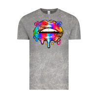 Cloud Rock pride lips Vintage Tee - AdoDesignShop