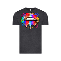 Vintage Black pride lips Vintage Tee - AdoDesignShop