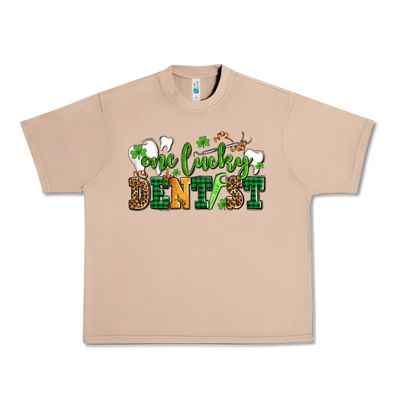St Patricks Day One Lucky Dentist Urban Heavy Tee by AdoDesignShop | Teevron