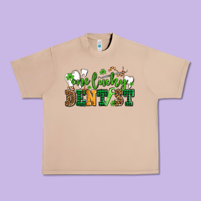 St Patricks Day One Lucky Dentist Urban Heavy Tee Designed By Adodesignshop