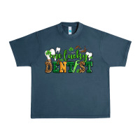 Midnight Navy st patricks day one lucky dentist Urban Heavy Tee - AdoDesignShop