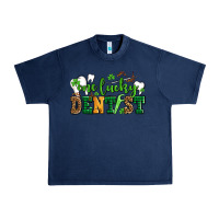 Navy st patricks day one lucky dentist Urban Heavy Tee - AdoDesignShop