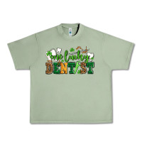 Oil Green st patricks day one lucky dentist Urban Heavy Tee - AdoDesignShop