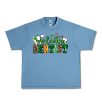 Pebble Blue st patricks day one lucky dentist Urban Heavy Tee - AdoDesignShop