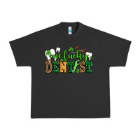 Pigment Black st patricks day one lucky dentist Urban Heavy Tee - AdoDesignShop