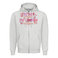 Dove Grey i'm not perfect i'm limited edition Zipper Hoodie - MaliasSmallBusiness