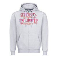 Heather Grey i'm not perfect i'm limited edition Zipper Hoodie - MaliasSmallBusiness