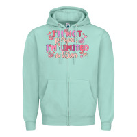 Seafoam i'm not perfect i'm limited edition Zipper Hoodie - MaliasSmallBusiness