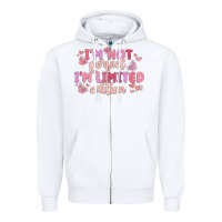 White i'm not perfect i'm limited edition Zipper Hoodie - MaliasSmallBusiness
