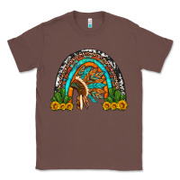 Chestnut indian headdress cactus and sunflowers rainbow Classic Tee - Artiststas